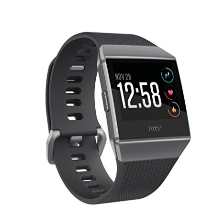 Fitbit Ionic Smartwatch, Charcoal/Smoke Gray, One Size (S & L Bands Included)  only $157.00