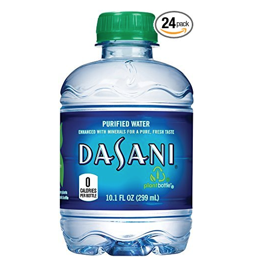 Dasani 純凈水 24 瓶, 10.1 FL OZ, 現點擊coupon后僅售$5.18，免運費！