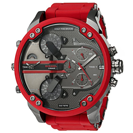 Diesel Watches Mr. Daddy 2.0 Two Hand Stainless Steel Watch $199.99，FREE Shipping