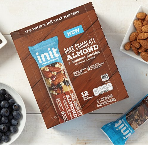 Init Nut & Fruit Bars, Dark Chocolate Almond & Summer Berries, 12 Count ONLY $9.59
