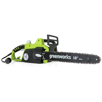 Greenworks 18-Inch 14.5 Amp Corded Chainsaw 20332 $35.98