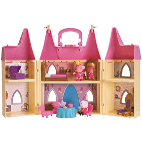 史低价！Peppa Pig 小猪佩琪公主城堡玩具 $17.00