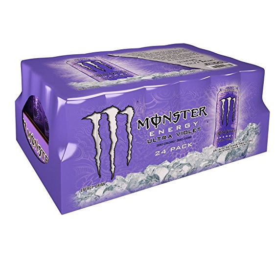 Monster Energy 葡萄味能量飲料16盎司 24瓶裝, 現僅售$29.43，免運費！