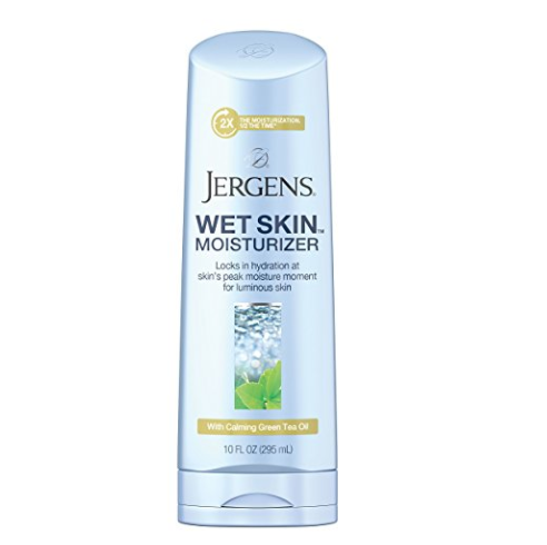 Jergens Wet Skin Body Moisturizer with Calming Green Tea Oil, 10 Ounces, Only $4.40, You Save $2.59(37%)