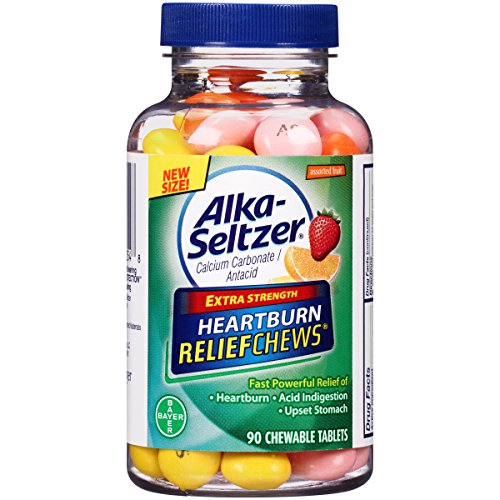 Alka-Seltzer Relief Chews Heartburn Assorted Fruit Treatment, 90 Count $6.44