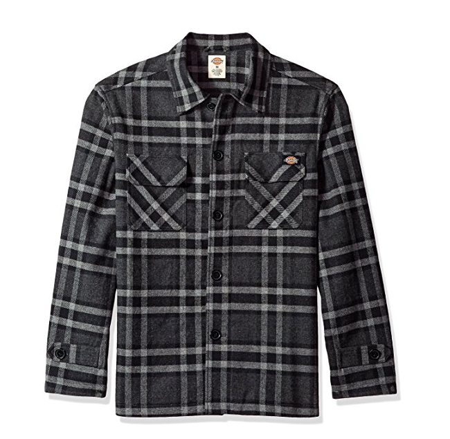 Dickies Men's Long Sleeve Lined Workwear Shirt Jacket only $10.93