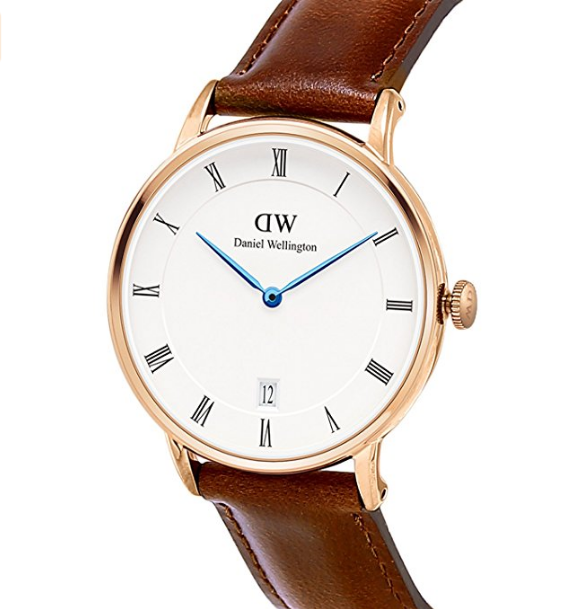 Daniel Wellington Dapper DW00100091 真皮腕錶，原價$189.00，現僅售$97.98，免運費