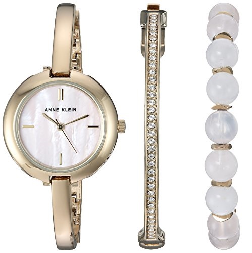 Anne Klein Women's Quartz Metal and Alloy Dress Watch, Color:Gold-Toned (Model: AK/2866RQST), Only $39.99, You Save $95.01(70%)