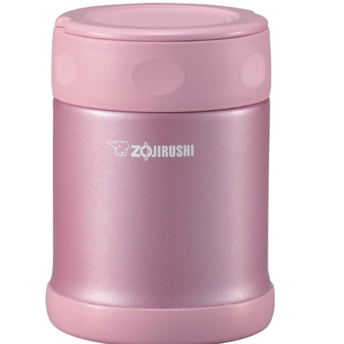 Zojirushi SW-EAE35PS Stainless Steel Food Jar, 11.8-Ounce/0.35-Liter, Shiny Pink, Only $20.09