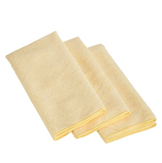 AmazonBasics Thick Microfiber Cleaning Cloths - 3 Pack $3.31