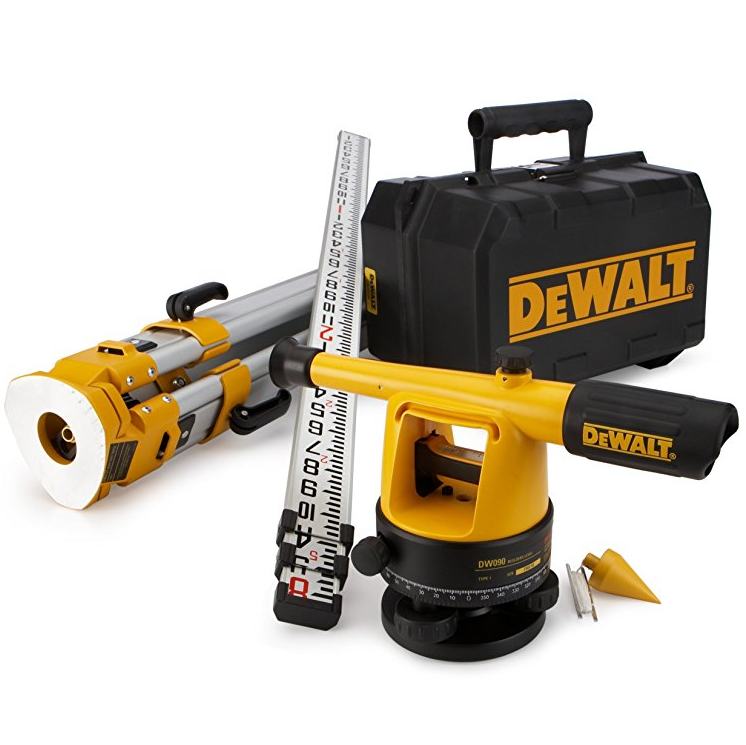 DEWALT DW090PK 20X Builder's Level Package with Tripod and Rod $156.75，FREE Shipping