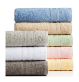 macys.com 現有 Sunham 純棉浴巾 8色可選，現價$3.99