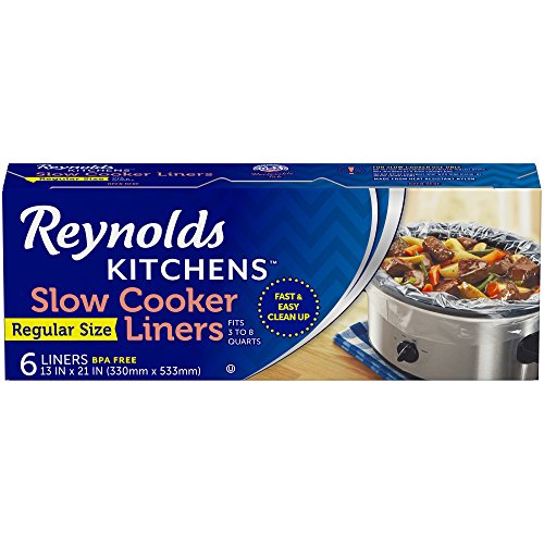 Reynolds Kitchens Slow Cooker Liners (Regular Size, 6 Count), Only $3.31 , free shipping