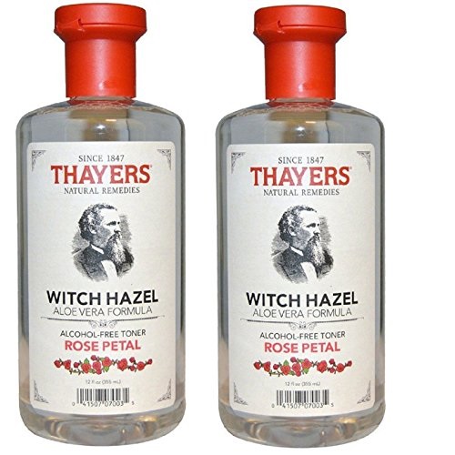 Thayers Rose Petal Witch Hazel with Aloe Vera - 12 oz.(2 pack), Only $13.80, free shipping