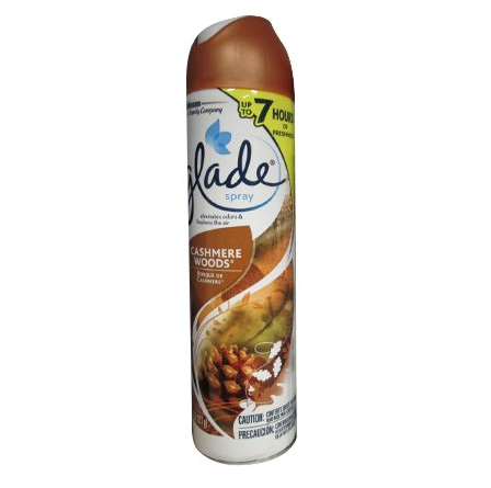 Glade Air Freshener Spray Cashmere Woods 8 Oz (Pack of 3) only $2.85