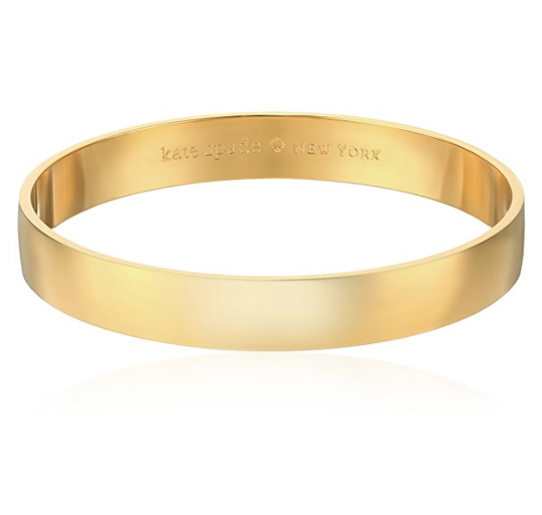 Kate Spade New York Womens Idiom Bangles Solid Gold Gold One Size only $30
