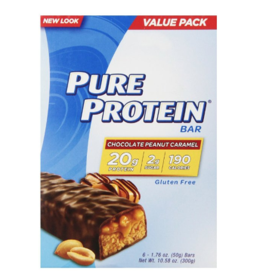 Pure Protein 巧克力高蛋白能量棒 6個 ，原價$6.85, 現點擊coupon后僅售$2.71, 免運費！