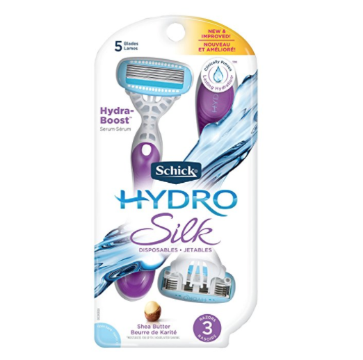Schick Hydro Silk Razor Disposable Razors for Women Our Best Disposable Shaving Razor - 3 Count only $5.99