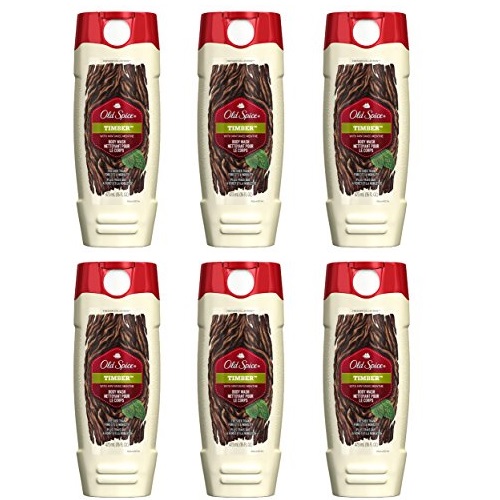 Old Spice Fresher Collection Men's Body Wash, Timber, 16 Fluid Ounce (Pack of 6), Only$8.88 after clipping coupon