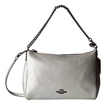 COACH Leather Carrie Crossbody, only $99.99，免运费