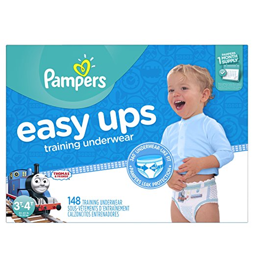 购买2件可获得$20购物卡！Amazon精选 Pampers Easy Ups 帮宝适如厕训练裤大促销！