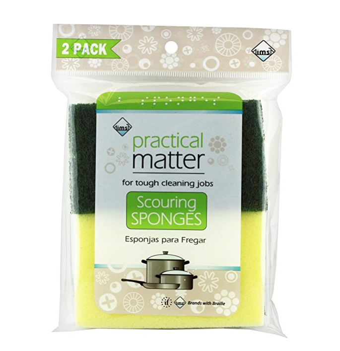 IMS Trading Practical Matter Dual Sided Scouring Sponges only $1.48