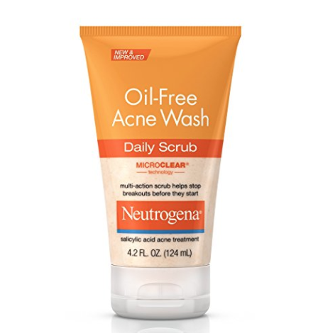 Neutrogena Oil-Free Acne Face Scrub, 2% Salicylic Acid Acne Treatment, Daily Face Wash to Prevent Breakouts, Oil Free Exfoliating Facial Cleanser for Acne-Prone Skin, 4.2 fl. oz only $3.50