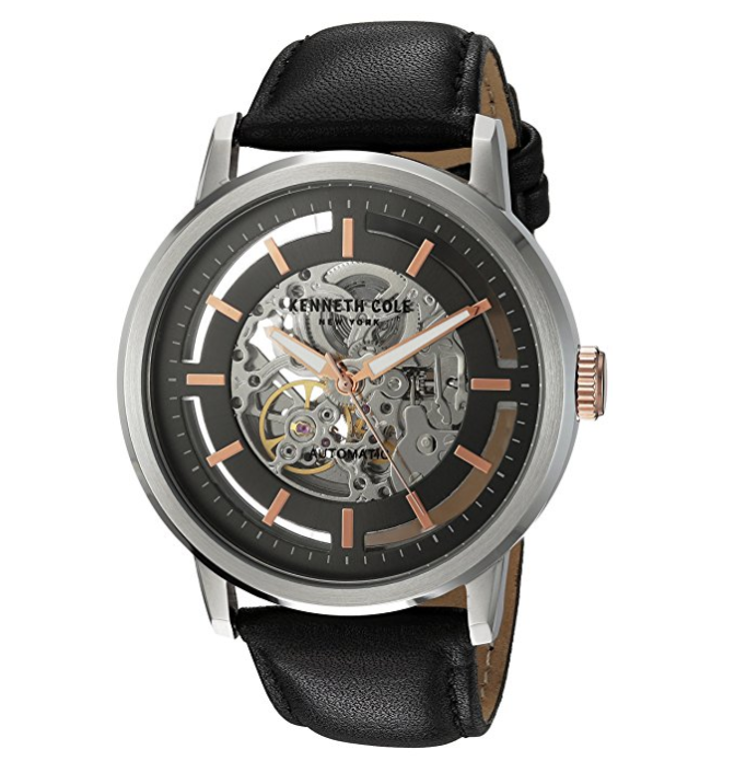 Kenneth Cole New York Men's 10026782 Automatic Analog Display Japanese Automatic Black Watch only $67.95