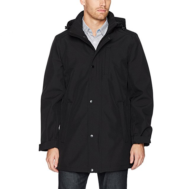 Nautica Men's Stretch Hooded Softshell Commuter Jacket $35.37，FREE Shipping