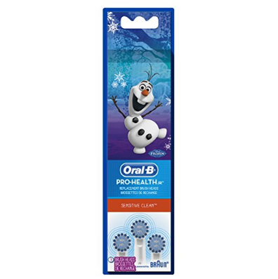 Oral-B Pro-Health Jr. Disney Frozen Kids Electric Toothbrush Replacement Brush Heads Refill, 3 Count $14.99