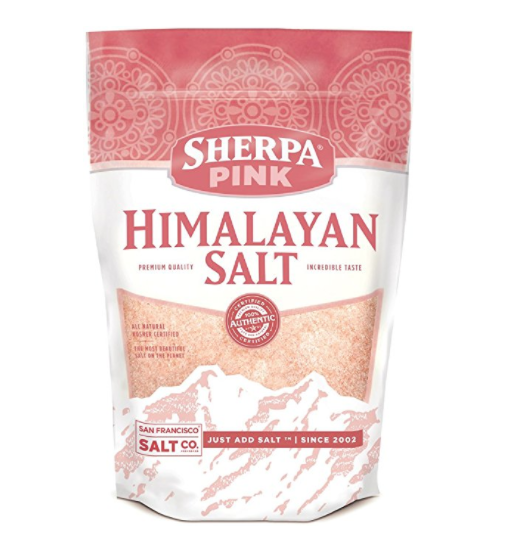 Sherpa Pink Himalayan Salt, 2lbs Extra-Fine Grain only $8.99