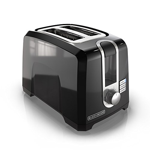 BLACK+DECKER 2-Slice Extra-Wide Slot Toaster, Square, Black, T2569B, Only $13.38