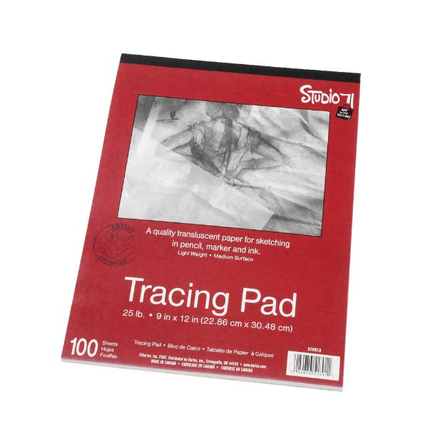 Darice 9-Inch-by-12-Inch Tracing Paper, 100-Sheets only $6