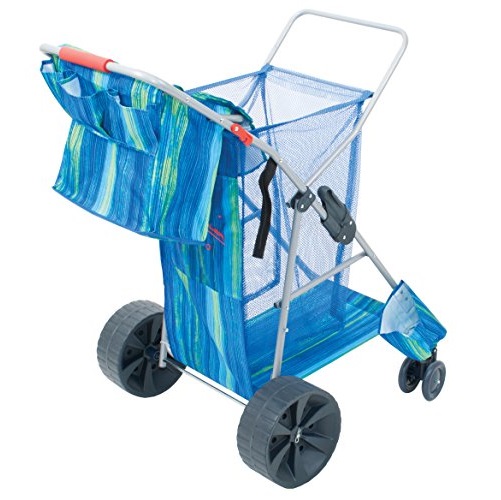 Rio Brands Deluxe Wonder Wheeler Wide, Blue Print, Only $39.75, free shipping