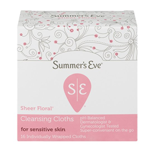 Summer's Eve Cleansing Cloths | Sheer Floral|16 Count | Pack of 3 | pH-Balanced, Dermatologist & Gynecologist Tested only $7.47