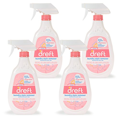 Dreft Baby Laundry Instant Stain Remover Spray for Clothes, 22 Fluid Ounce (Pack of 4), Only $10.28