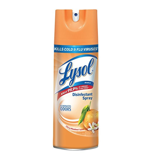 Lysol Disinfectant Spray, Citrus Meadows, 12.5oz, Only $4.52