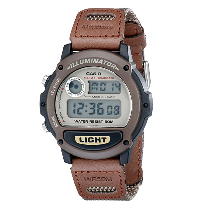 休閑風！Casio W89HB-5AV男士手錶,原價$24.95, 現僅售$17.47