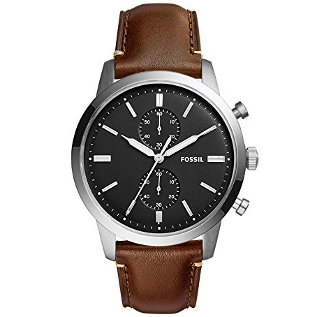 Fossil Townsman Multifunction Leather Watch $75.79，FREE Shipping