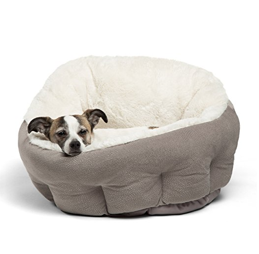 Best Friends by Sheri OrthoComfort Deep Dish Cuddler (20x20x12”)  - Machine Washable, Waterproof Bottom - For Pets Up to 25lbs only $23.76