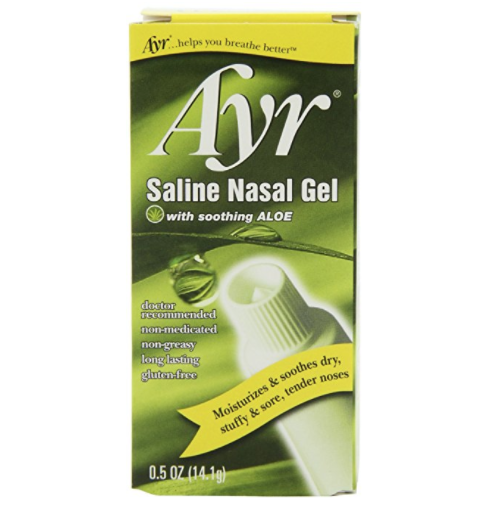 Ayr 含舒緩蘆薈的鹽水鼻腔緩解凝膠， 0.5oz ，原價$5.93，現僅售$3.44， 免運費！