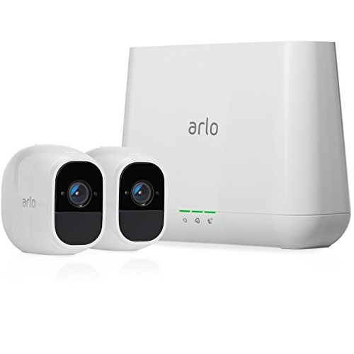 比黑五促销还划算！NetGear Arlo Pro 2 家庭安全摄像监控系统，包括2个室内外摄像头和一个基站，原价$479.99，现仅售$199.99，免运费