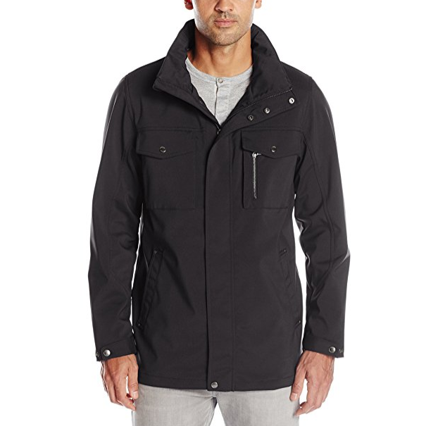IZOD Men's Fleece Lined, Water Resistant Shirt Jacket only $25.86 - Men ...