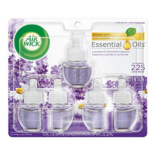 Air Wick Scented Oil 5 Refills, Lavender & Chamomile, (5X0.67oz), Air Freshener, Only$5.93, free shipping after using SS