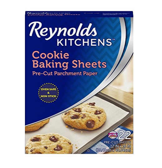 Reynolds Kitchens Cookie Baking Sheets Parchment Paper (Non-Stick, 22 Sheets) only $2.30