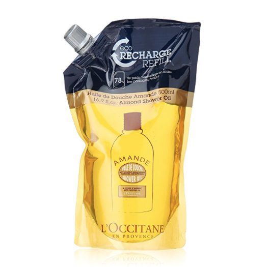 L'Occitane Cleansing & Nourishing Almond Shower Oil - Refill Pack, 16.9 fl. oz. only $34