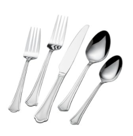 International Silver 不鏽鋼餐具51件套 ，原價$75， 現僅售$29.99， 免運費。