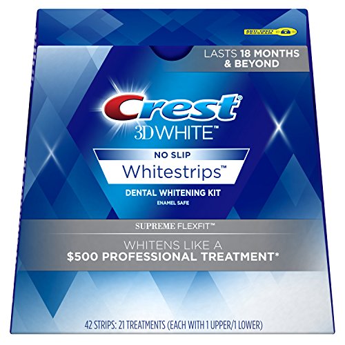 Crest 3D White Whitestrips Supreme FlexFit Teeth Whitening Kit, 21 Treatments, Only $35.00 after clipping coupon, free shipping