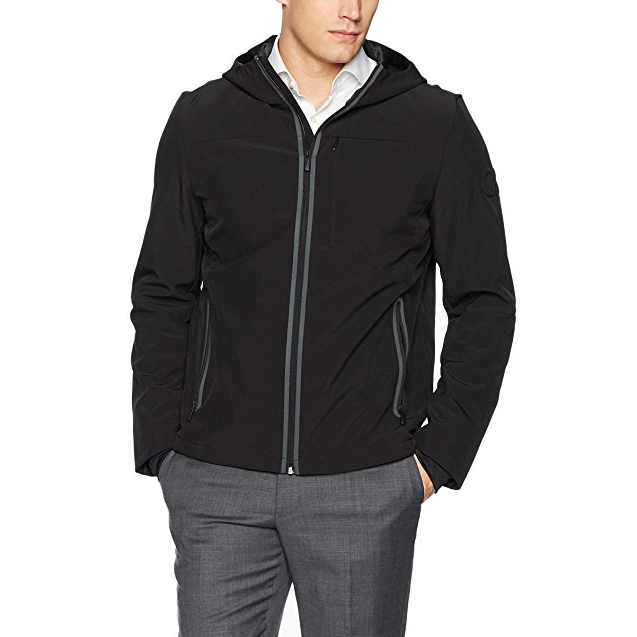 Calvin Klein Men's Basic Soft Shell Jacket $54.36，FREE Shipping