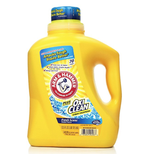 Arm & Hammer Laundry Detergent Plus OxiClean, Fresh Scent, 122.5 Oz  only $5.97